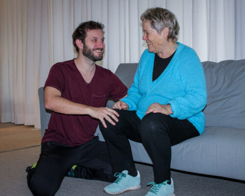 ma aufstehen lachen